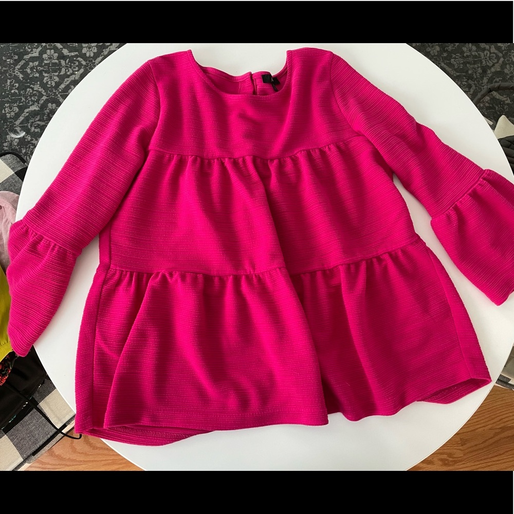 J. Crew Tiered Bell Sleeve Top